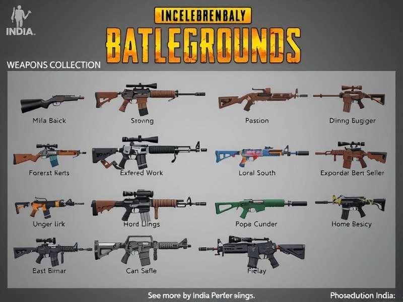 Incredible India PUBG Weapons Collection